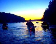 Evening paddle on the Sissiboo