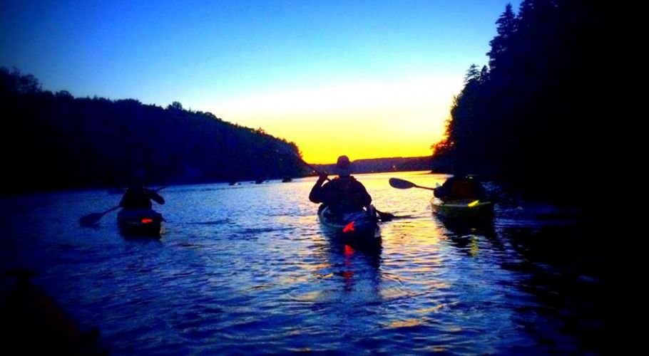 Evening paddle on the Sissiboo